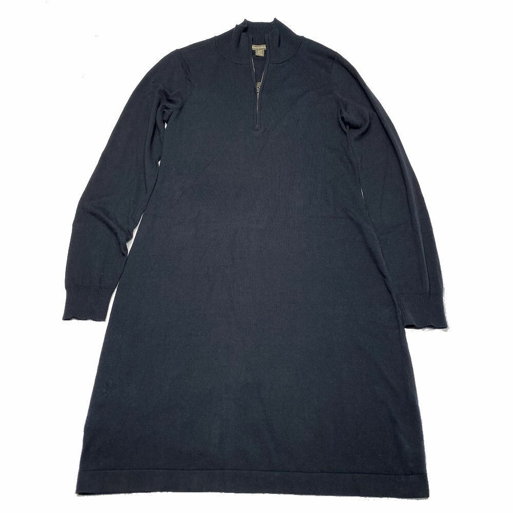 Tommy Bahama Pickford Sweater S Dress Black 1/4 Zip Stretch‎ Women $145